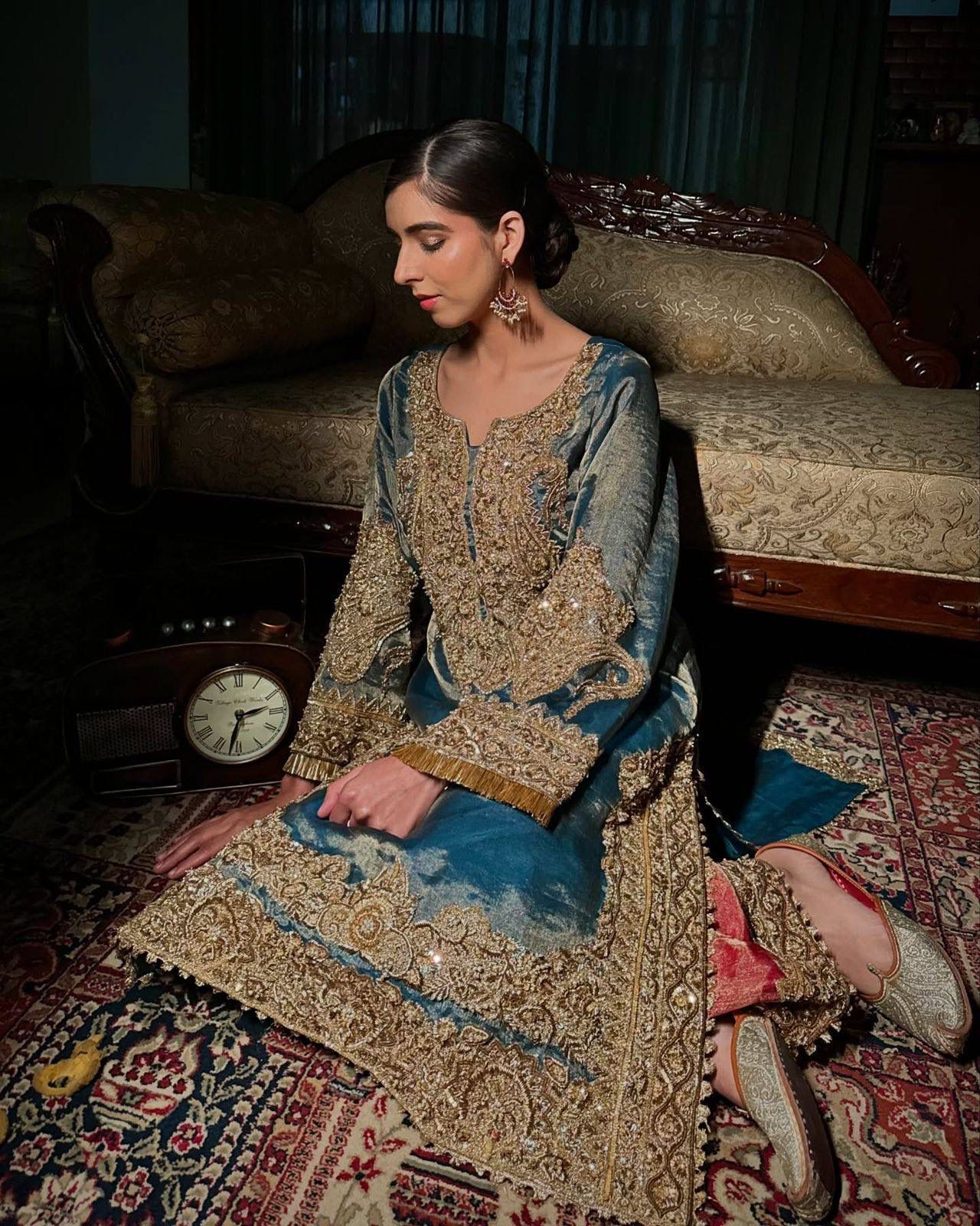 Frendy Silk Kurti and Pant Set